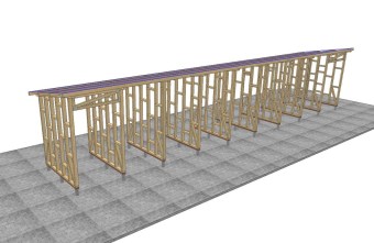 komerciniai paviljonai medine konstrukcija